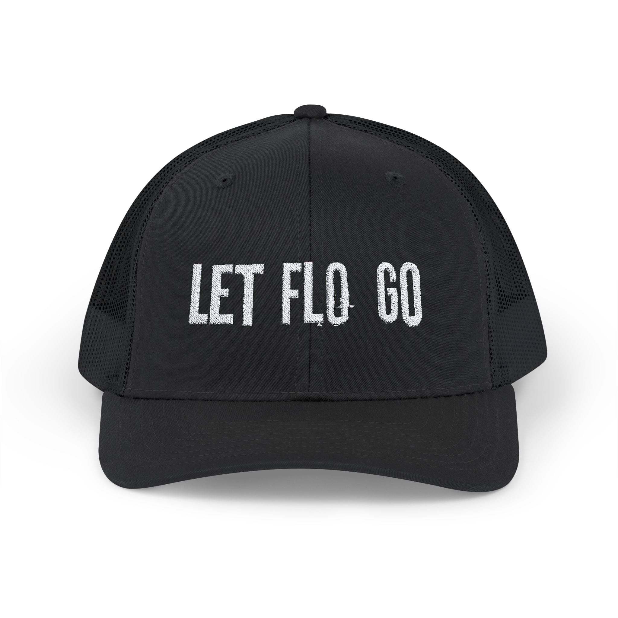 Embroidered Trucker Hat White LFG Logo