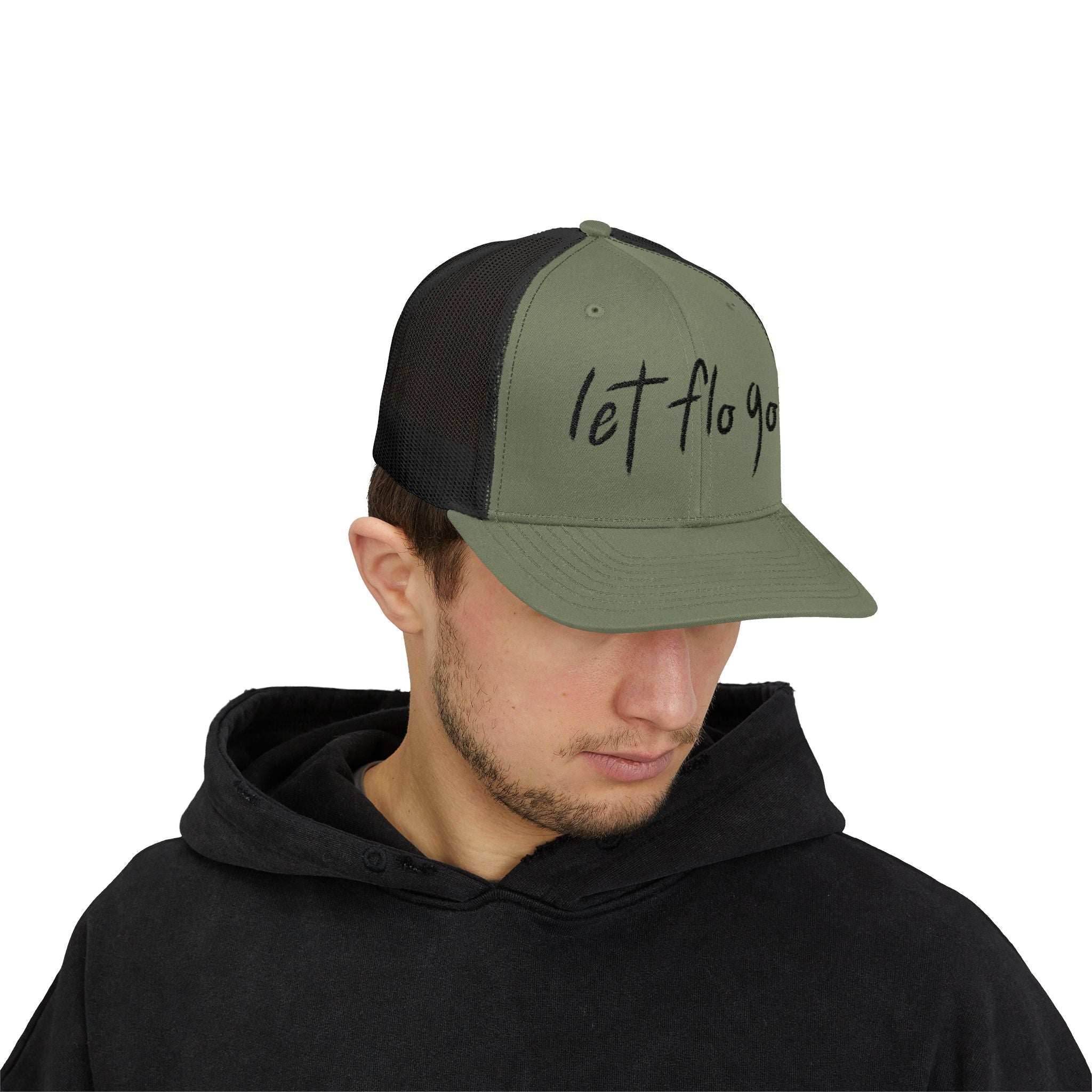 "Let Flo Go" Embroidered Trucker Hat