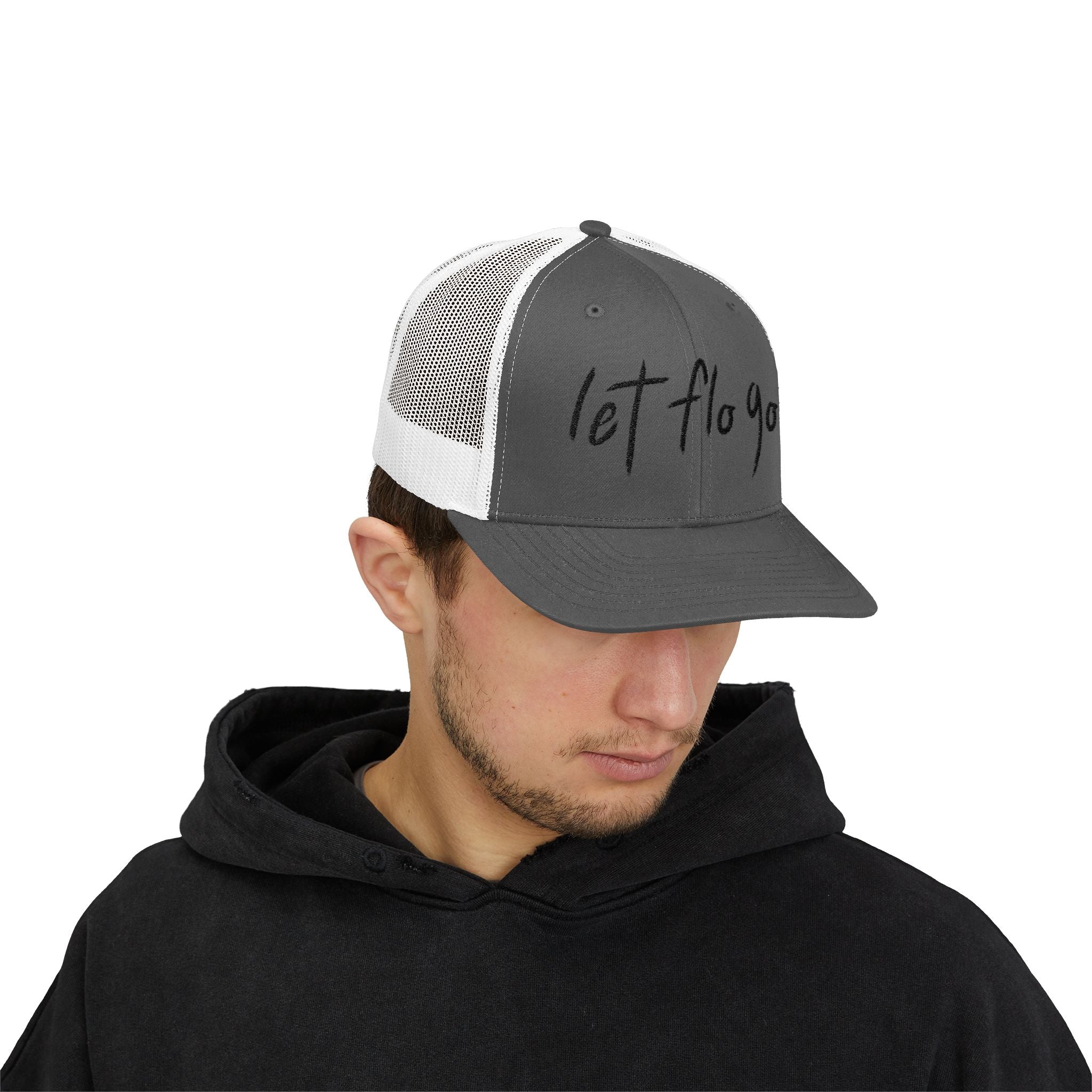 "Let Flo Go" Embroidered Trucker Hat