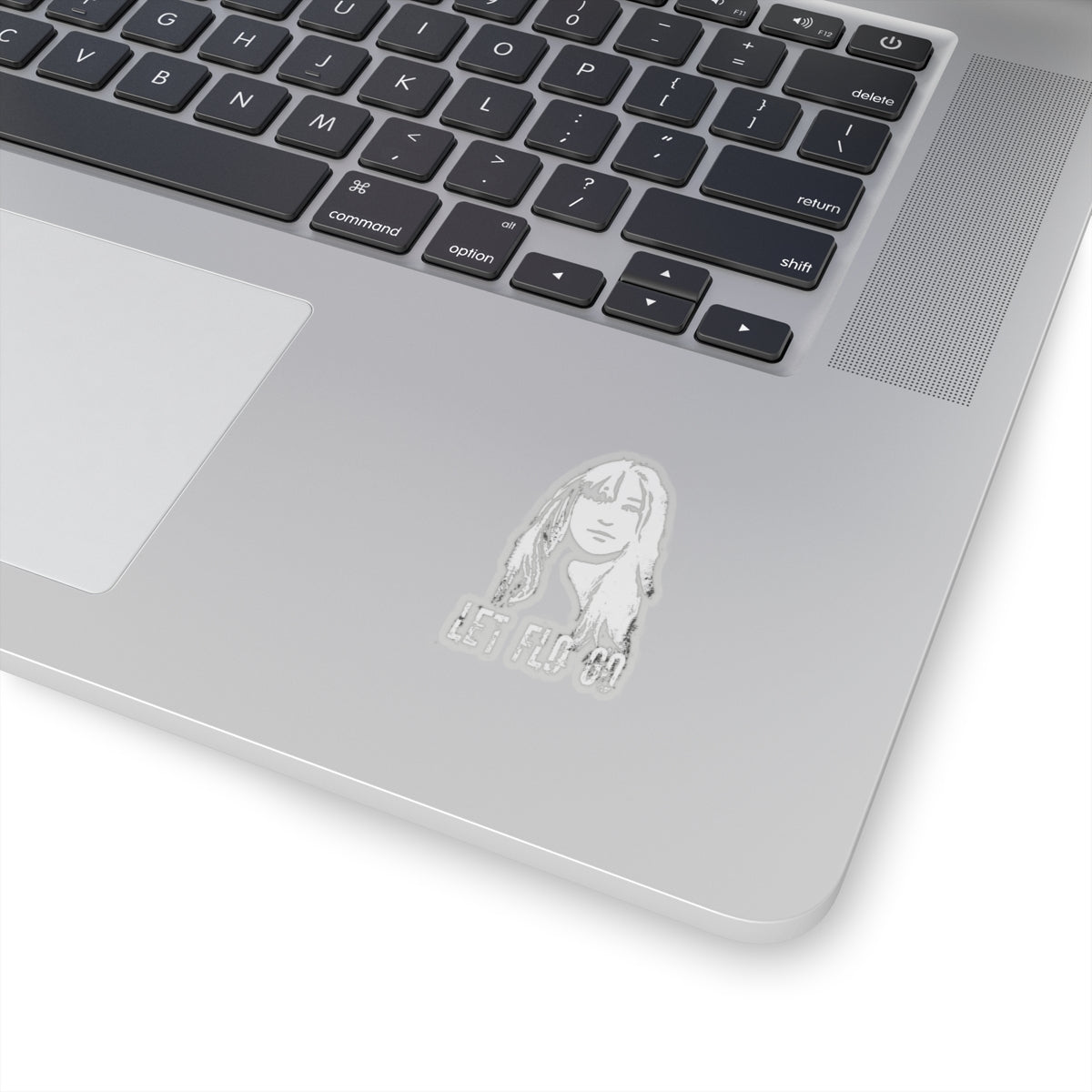 Let Flo Go Face Sticker