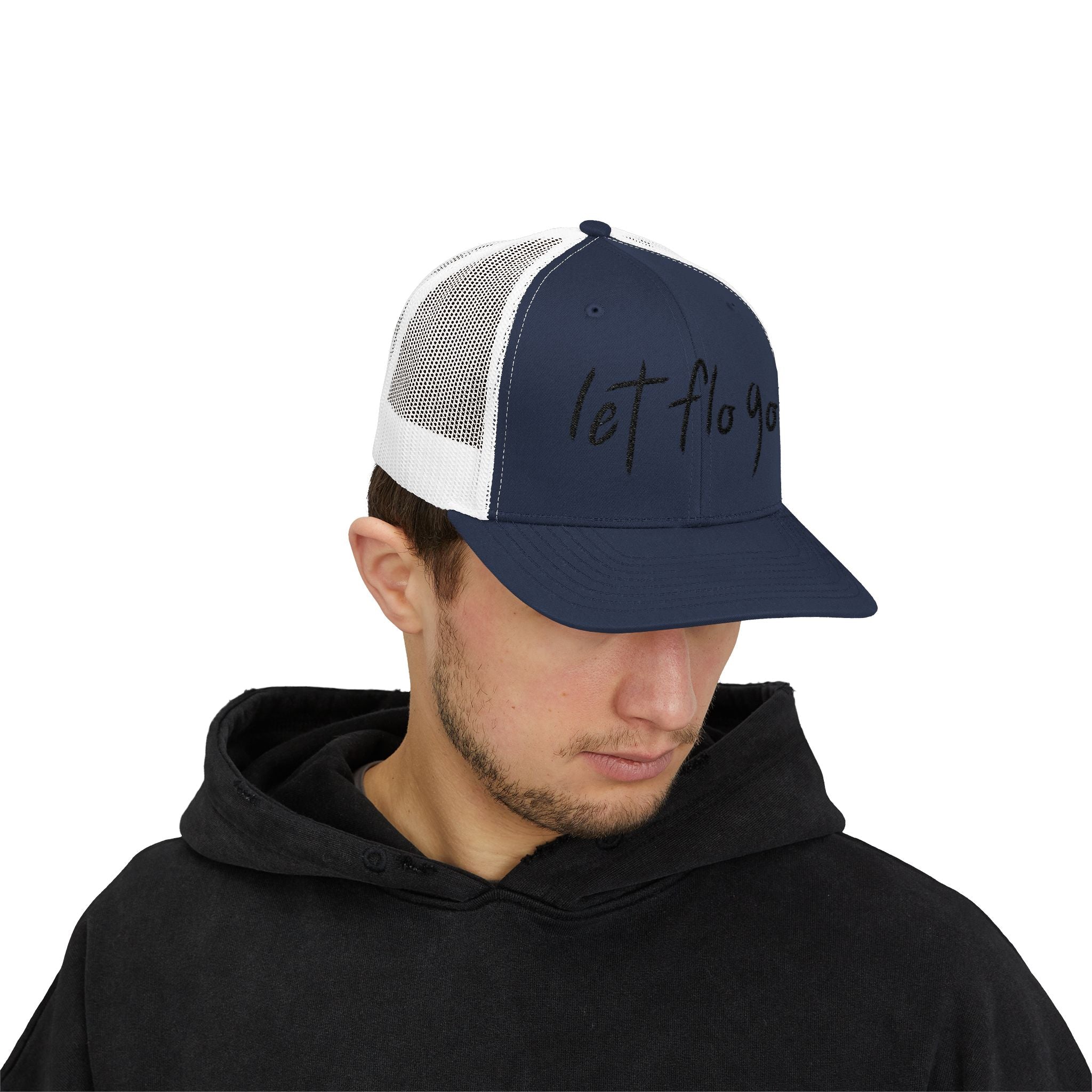 "Let Flo Go" Embroidered Trucker Hat